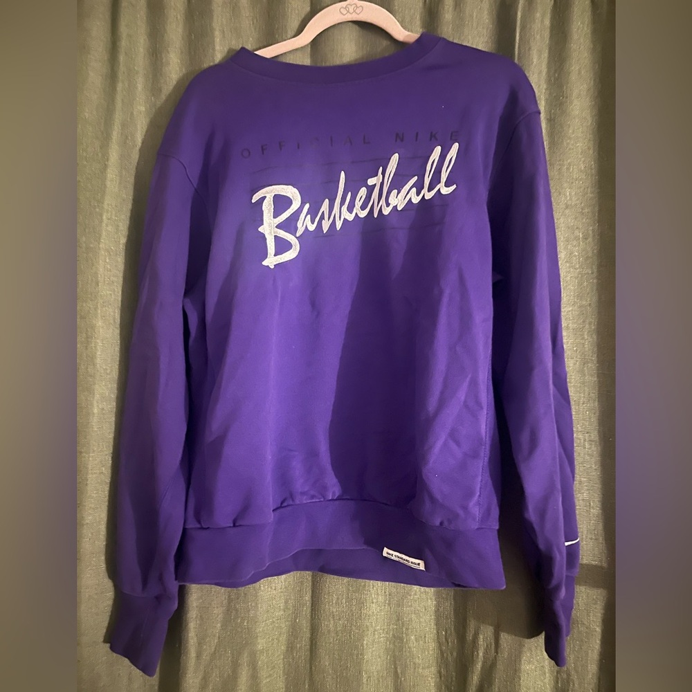 Nike Women's Purple Crew Neck Sweater